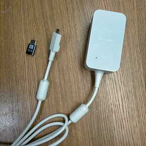 ドコモ 純正品 ACアダプタ 05 USB Type-B（変換Type-C付）急速充電器（5V 9V 12V）07 スマホ 急速充電 google シャープ xiaomi 対応