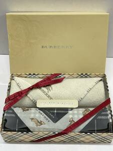 ★コレクター必見 未使用品 Burberry バーバリー ハンカチセット タオルハンカチ はんかち ファッション小物 服飾小物 W1025●6