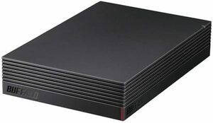 ８TB 外付けHDD バッファロー BUFFALO HD-LDS8.0U3-BA 電源投入回数２８回 使用時間３９時間 ほぼ新品同様