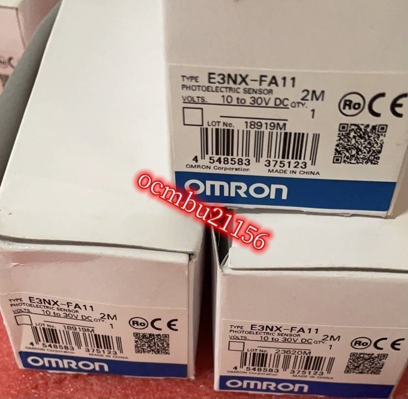オムロン スマートファイバアンプ E3NX-FA6 4台セット 中古( 管理番号