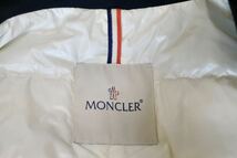 超限定AMI コラボ 美品！モンクレール オーバーサイズ チェスター ダウン コート BRENNO ！ MONCLER ami アミ ネイビー ウール 国内正規品_画像9