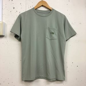 THE NORTH FACE ノースフェイス バグフリーティー 吸水速乾 虫よけ加工 UVカット レディース サイズM グリーン Tee 半袖 tシャツ 