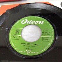 ドイツODEONオリジナル GREEN LABEL THE BEATLES / FROM ME TO YOU ザ・ビートルズ シングルレコード_画像4