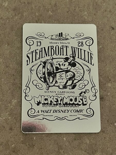 ディズニー ワンダーカードコレクション 蒸気船ウィリー