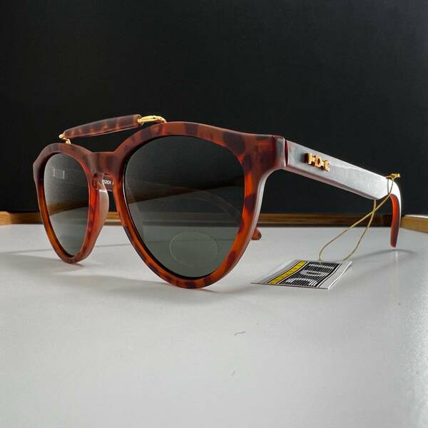 デッドストック◆I.D.C. 5201 NO.2 MADE IN FRANCE 未使用品 90's VINTAGE LUNETTES IDC アイディーシー サングラス eyewear ブラウン