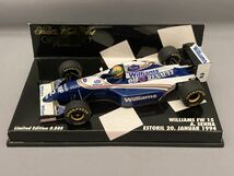 MINICHAMPS 1/43 ウィリアムズ FW15 A.セナ エストリル テスト 1994年 Williams ルノー ミニチャンプス_画像1