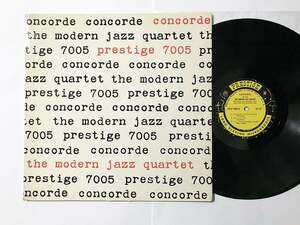 US ORIG LP■Modern Jazz Quartet■Concordo■Prestige NYCラベル アメリカ盤 オリジナル モノラル【【試聴できます】