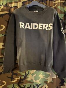 【古着】NFL Raiders Majestic スウェット L