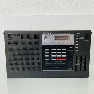 動作品　SONY　 ICF-2001 ソニー BCLラジオ ポータブルラジオ アンティーク i15022 80サイズ発送 ラジオ受信◯