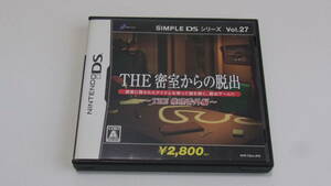 ☆中古☆ＤＳソフト☆THE　密室からの脱出☆