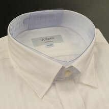 ◆D'URBAN ダーバン◆スナップダウン シャドーストライプ ドレスシャツ(長袖) 白 /40-78_画像2