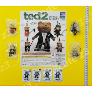 ★ガチャポン ｔｅｄ２フィギュアストラップ全４種★テッド