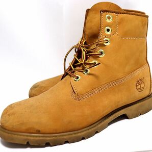 [良品] TimberLand 8.5 26.5㎝　10066 8040 レースアップブーツ　プレーントゥ　人気ブランド　本革　ブーツ アメカジ　　送料無料！