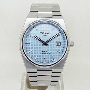 中古美品ティソ【TISSOT】 T137.407.11.351.00 PRX オートマティック パワーマティック80 アイスブルー