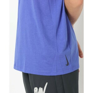 【新品特価！定価4400円が66％OFF!】ナイキ NIKE 半袖Tシャツ ナイキ DRIーFIT コア ヨガ S/S トップ CZ2226430 （ブルー）/サイズLの画像4