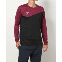 【新品特価!定価3960円が50％OFF!】アンブロ UMBRO メンズ サッカー/フットサル 長袖プラクテイスシャツ UUUSJB52/サイズL_画像5