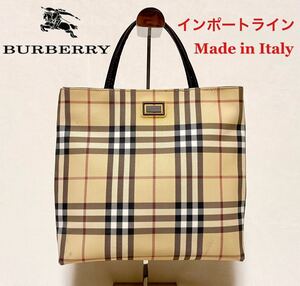 Burberry バーバリー インポートライン イタリア製 ハンドバッグ ノバチェック