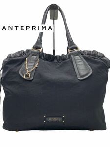 ◆超美品◆超高級◆ANTEPRIMA◆アンテプリマ◆ブランド◆ブラック◆トートバッグ◆バッグ◆ナイロン◆メンズ◆レディース◆お洒落◆YP008