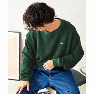 LACOSTE × JOURNAL STANDARD relume ラコステ 別注 オーバーサイズ ヘビーピケ L/S Tシャツ グリーン XL 5 定価13200円