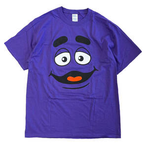 McDonald's　マクドナルド　グリマス　Tシャツ　XLサイズ　GRIMACE FACE TEE