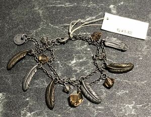 DetStock Ninarich Feather Bracelet Nina Ricci Vintage Beads Nr