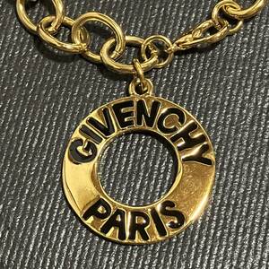[m] прекрасный товар GIVENCHY Givenchy Circle браслет Gold цвет Vintage 