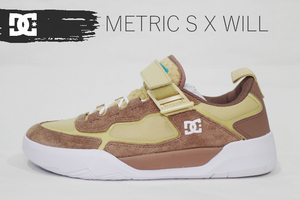 DC SHOES*27.5cm*METRIC S X WILL* Brown * спортивные туфли *ske колодка 