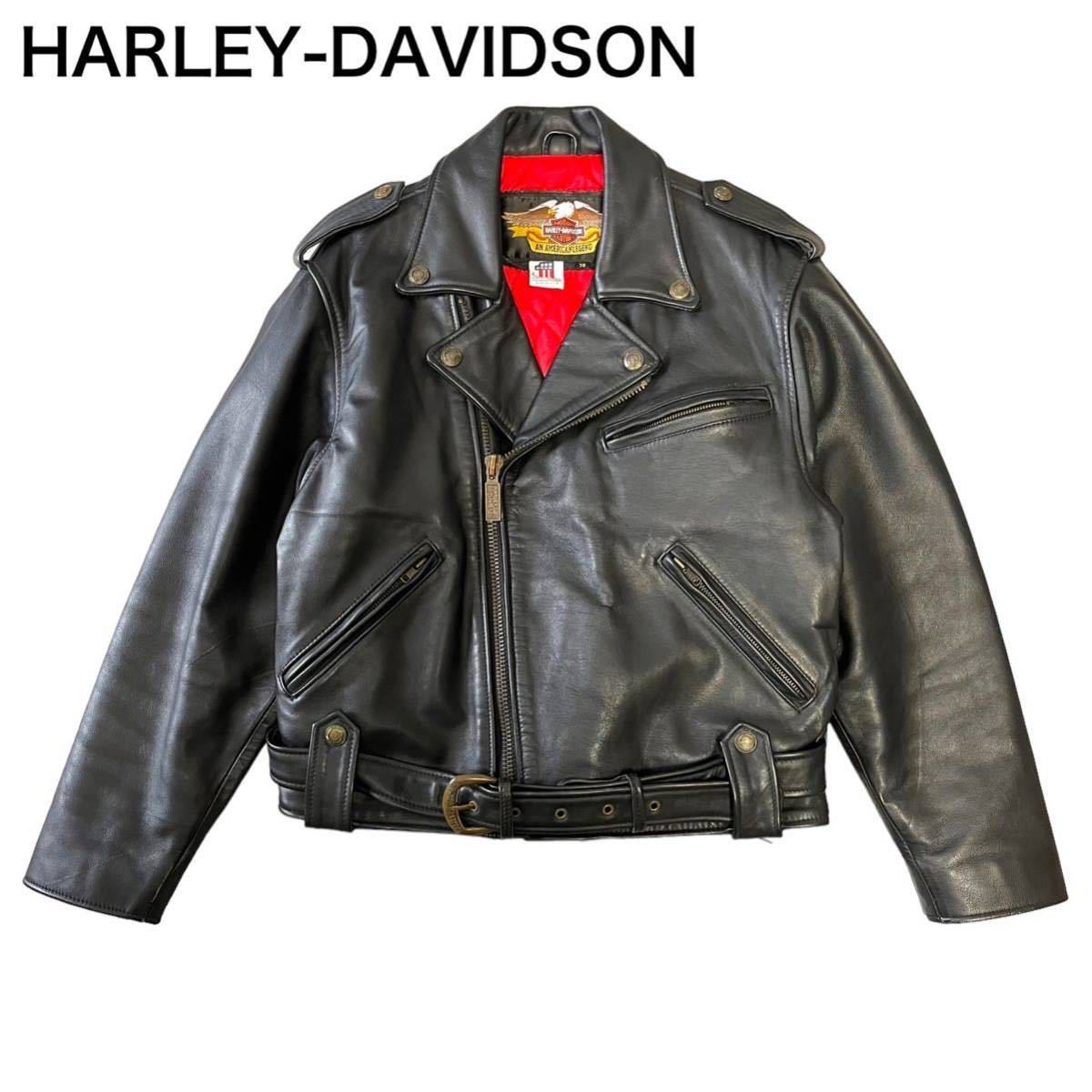 Yahoo!オークション -「harley davidson ダブル ライダース」(男性用