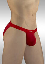 即決新品　ERGOWEAR SLK BIKINI -S - RED スカーレットレッド色 現品表記サイズ S　エルゴウエアー ビキニブリーフ_画像1