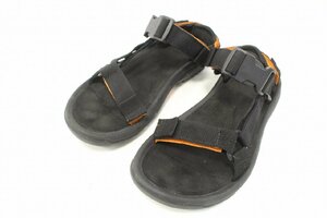 【良品】PORTER × TEVA ( ポーター × テバ) コラボ HURRICANE XLT2 ハリケーン メンズ サンダル ブラック US9 (27.0cm) 10-F015Y/1/060