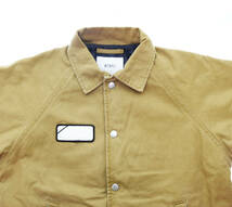 ☆ WTAPS ダブルタップス 18AW A-GENTS JACKET コーチジャケット182BRDT-JKM03 size01 茶 ブラウン 103 _画像3