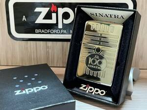 大量出品中!!【希少】レア 新品未使用 2015年製 Zippo 'FRANK SINATRA 100th' ジャズ フランク シナトラ シルバーカラー 喫煙具 ジッポー