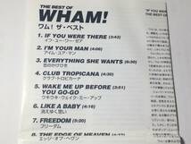 国内盤CDベスト14曲/WHAM!/ワム！/ザ・ベスト #ジョージ・マイケル 送料¥180_画像3