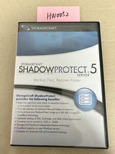 HW0052/中古品/STORAGECRAFT. SHADOWPROTECT.5 SERVER/Backup Fast, Recover Faster/Product installation CD