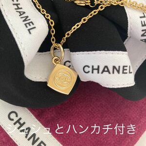 『限定品』CHANEL正規品ココマークチャームネックレス新品　ノベルティ　シュシュとハンカチ付き