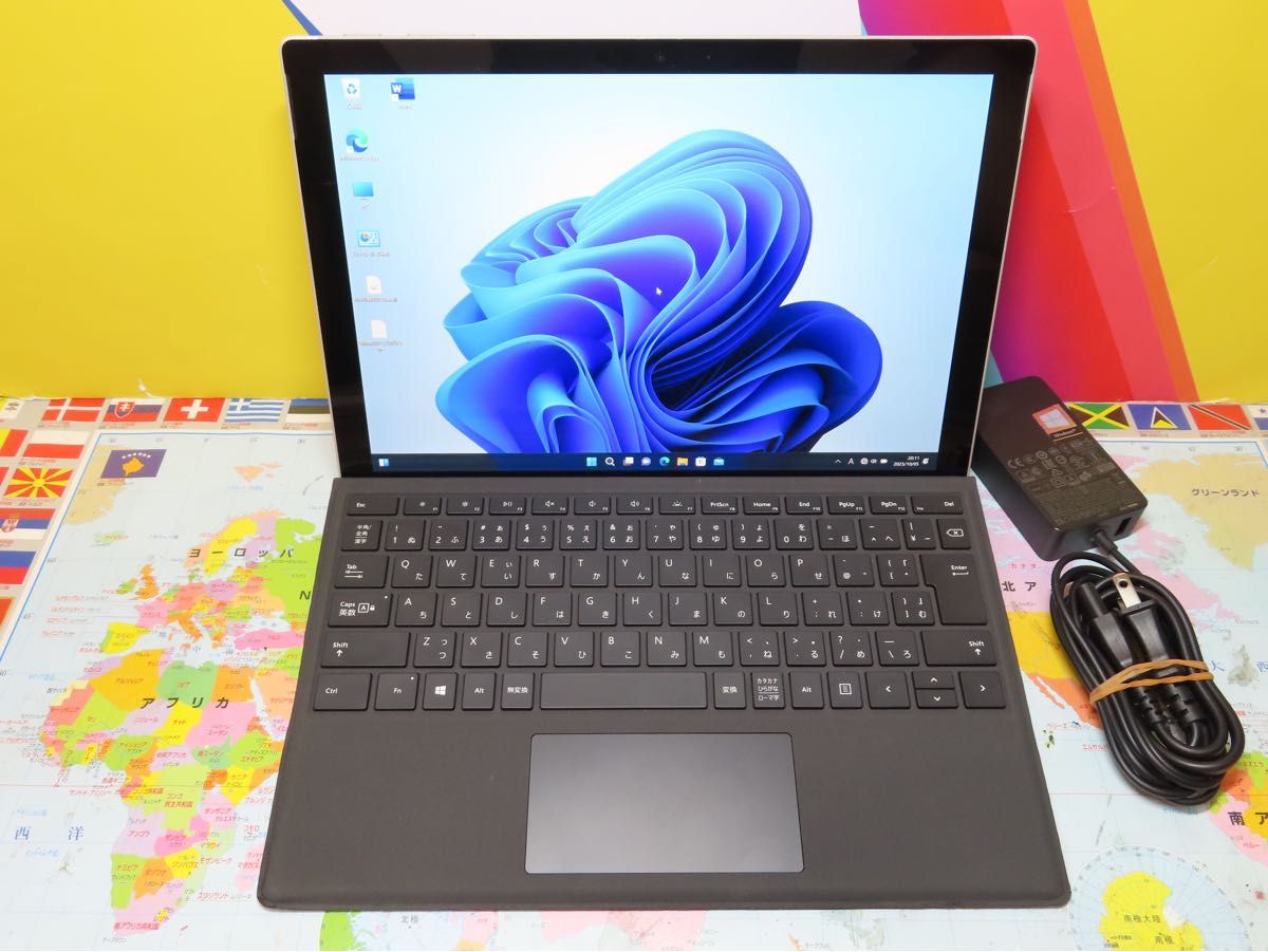 JC04357 美品 マイクロソフト Surface Pro6 タブレット PC キーボード
