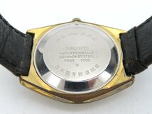 1円◆稼働◆　セイコー　5606-7000　ロードマチック 　シルバー　自動巻き　ユニセックス　腕時計　　J874_画像5