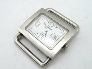 1円◆稼働◆　エルメス　BA1.510　バレニア 　ホワイト　クオーツ　ユニセックス　腕時計　　K012