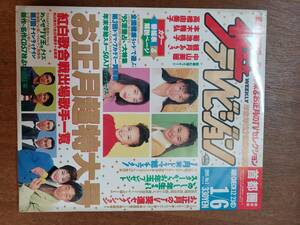 ザ・テレビジョン　１９９５年１月６日　首都圏関東版　お正月超特大号