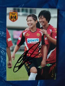 INAC Kobe Leo nesa река ... прекрасный #9 автограф автограф фотография фото ②