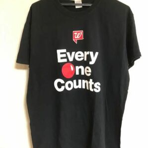 両面プリント Tシャツ 黒 L