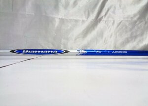 中古品(デモ刻印あり)★Diamana B70(S)★3w用シャフト★1067mm/42in/タイトリストスリーブ付き