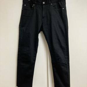 美品 UNDERCOVERISM クロップドストレッチパンツ BLACK size1 アンダーカバー 高橋盾 JONIO スリム SKINNY スキニー 日本製