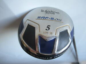 ★St.Andrews セントアンドリュース SAF-505 フェアウェイウッド 5w 20° 純正カーボンシャフト R F644★レア★激安★中古★　★