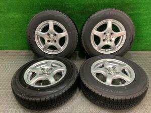 155/80R13 DUNLOP ダンロップ WINTER MAXX 2020年製 スタッドレスタイヤ 冬 4本 アルミセット GRASS SR 13×5J PCD100 4穴 35