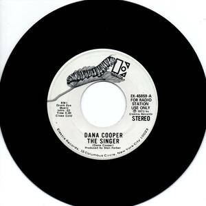 Dana Cooper 「The Singer/ Jesse James」米国盤プロモ用EPレコード