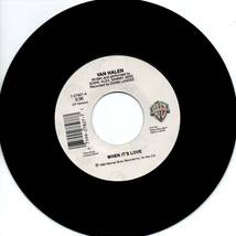 Van Halen 「When It's Love/ Cabo Wabo」米国盤EPレコード_画像2