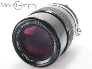 ★良品★ NIKON ニコン NIKKOR 135mm F3.5 ★完動品★同梱可 #i4278