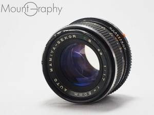 ★良品★ MAMIYA マミヤ AUTO MAMIYA-SEKOR CS 50mm F1.7 ★完動品★同梱可 #i4405