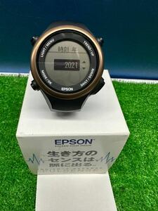 ○EW8191 EPSON エプソン 腕時計 活動量計 Pulhsense pc-600c○